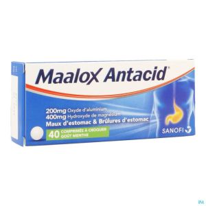 Maalox antacid 200/400 comp  40