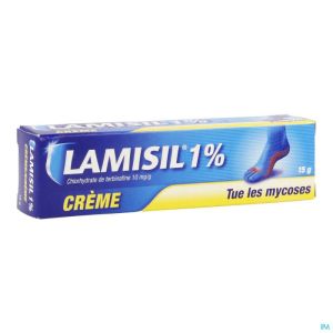 Lamisil creme 1% tube lamine aluminium  15 g