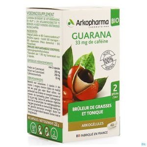 Arkogelules guarana bio    caps 40