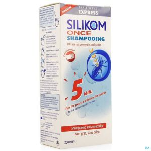 Silikom once shampooing a/poux a/lente    200ml