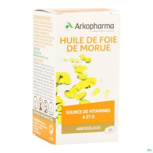 Arkogelules huile foie morue    60