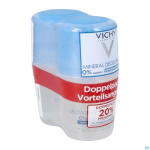 Vichy deo mineral bille 48h    duo 2x40ml