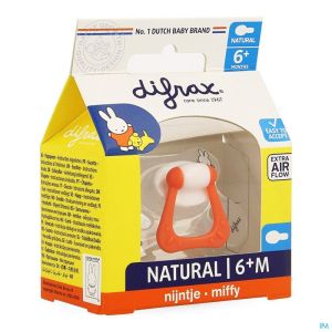 Difrax Sucette Natural 6+ Miffy