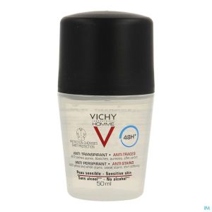 Vichy Homme Deo A/trans A/tra.prot. 48h Bille 50ml