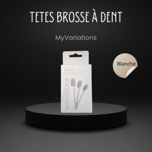 Myvariations Tetes Brosse Ivory White Pack 3