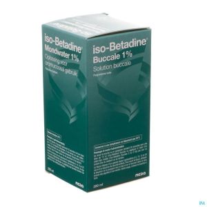 Iso betadine 1% nf sol bucc 200ml  ready to use