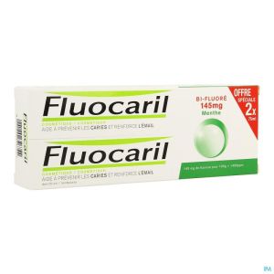 Fluocaril Bi-fluore 145 Menthe Duo 2x75ml