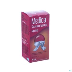 Medica spray pour la gorge menthol 30ml