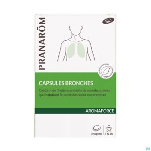 Pranarom Aromaforce Bio Bronches Caps 30