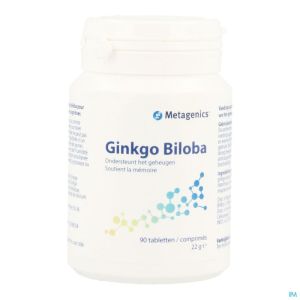 Ginkgo Biloba Tabl 90x60mg 1647 Metagenics