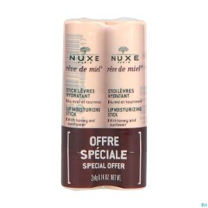 Nuxe Reve De Miel Duo Stick Levres 4g