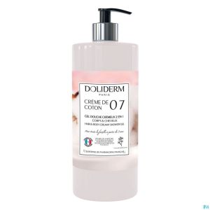 Doliderm gel douche 2en1 creme de coton    1l