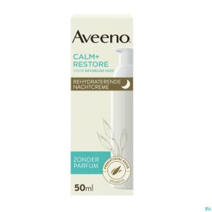 Aveeno Calm+restore Creme Nuit Rehydratante 50ml