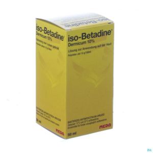 Iso betadine dermique 10% sol fl  50ml