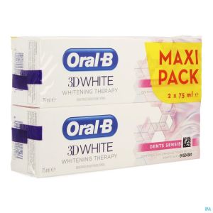 Oral-b 3d White Sensitive 2x75ml