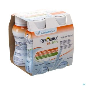 Resource 2.0 Fibre Neutre 4x200ml 12100792