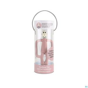 Matchstick Monkey Anneau Dentition Vieux Rose