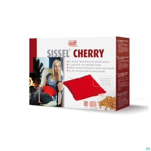 Sissel Cherry Coussin Noyaux Cerise 23x26cm Rouge