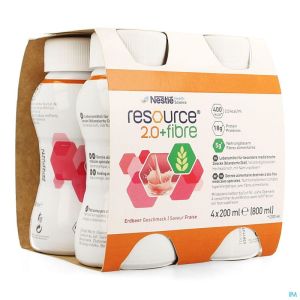 Resource 2.0 Fibre Fraise 4x200ml 12100527