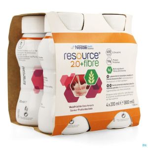 Resource 2.0 Fibre Fruit De Bois 4x200ml 12100791