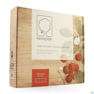 Kersepitje Coussin  Noyau de cerise Chauffant Cervico 13x55cm