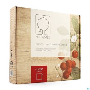 Kersepitje Coussin Noyau de cerises .Chauffant Classic 27x27cm