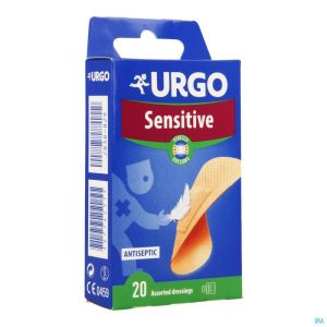 Urgo Sensitive Pans Stretch 20x72mm+20x40mm 20