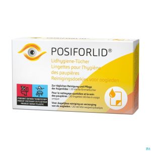 Posiforlid Lingettes Hygiene Paupieres          20