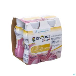 Resource Junior Fraise Nf 4x200ml