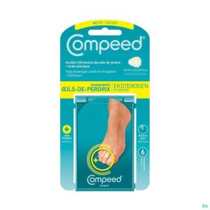 Compeed oeil de perdrix + 2en1 +acide salicyliq. 6