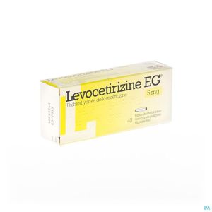 Levocetirizine eg 5 mg comp pell 40