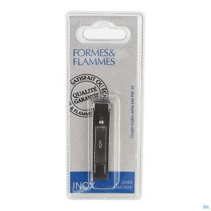 Formes&flammes  25 coupe ongles inox plat