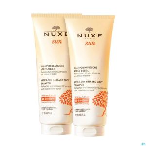 Nuxe Duo Sun Shampooing Douche Aftersun 2x200ml