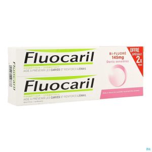 Fluocaril Bi-fluore 145 Dents Sensibles Duo 2x75ml