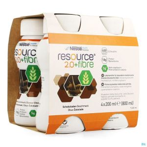 Resource 2.0 Fibre Chocolat 4x200ml 12209495