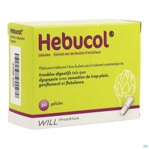 Hebucol nf    caps 30 x 400mg rempl.1509330