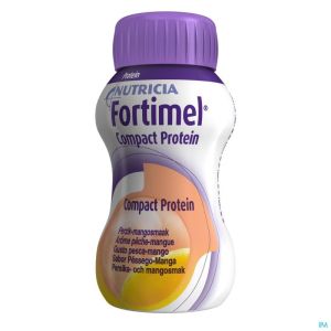 Fortimel Compact Protein Peche-mangue 4x125ml