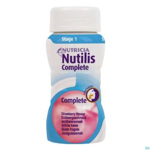 Nutilis Complete Stage 1 Fraise Fl 4x125ml