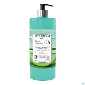 Doliderm gel douche 2en1 aloe vivifiant flpompe 1l