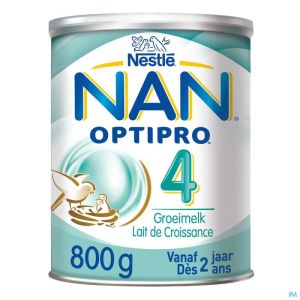 Nan optipro 4 +2ans lait croissance pdr    800g
