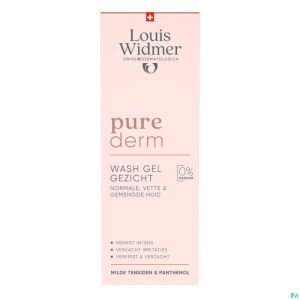Widmer Pured Gel Nettoyant Visage N/parf 125ml