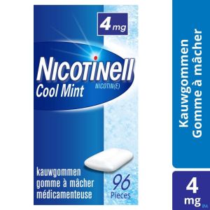 Nicotinell Cool Mint 4mg Gommes A Macher 96