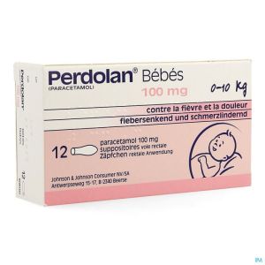 Perdolan supp baby 12x100mg