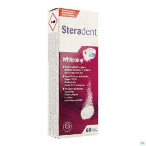 Steradent Whitening Nettoyant Comp 60