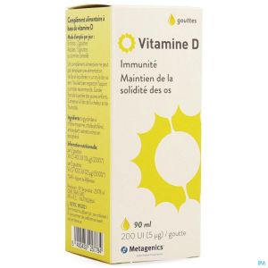 Vitamine D3 Liquid 90ml 25778 Metagenics