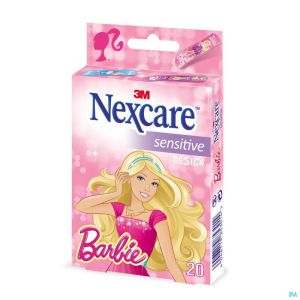 Nexcare 3m Sensitive Design Barbie Assort.20