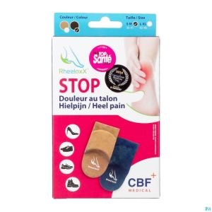 Rheelaxx Stop Douleur Talon l-xl Brun