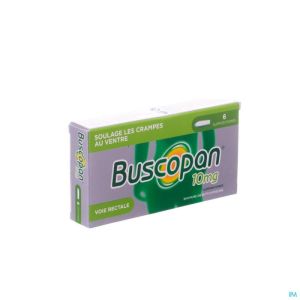 Buscopan supp   6 x 10 mg