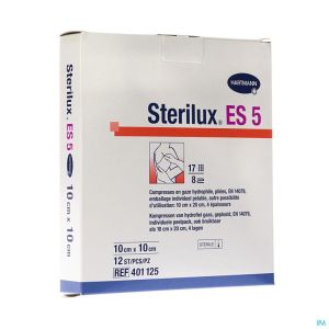 Sterilux es5 cp ster  8pl 10,0x10,0cm   12 4011259