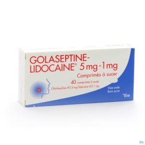 Golaseptine lidocaine comp a sucer 40